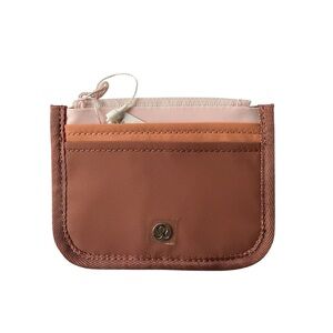 lululemon athletica Brown and Pink Key & Card Holder